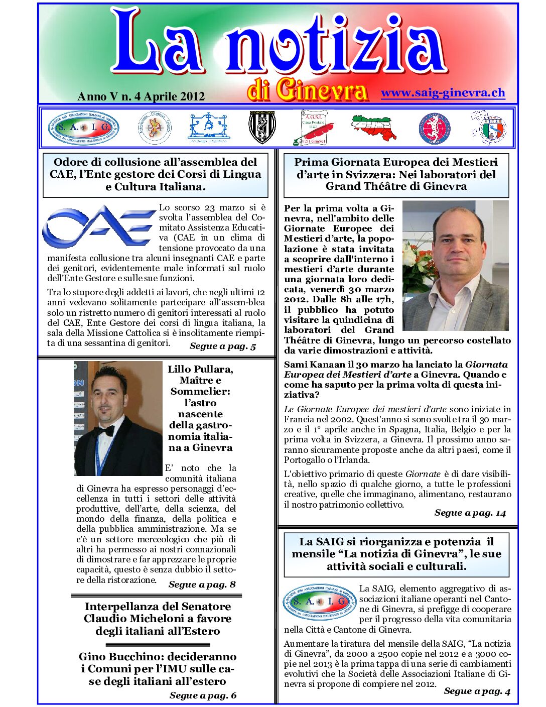 La Notizia Aprile 2012