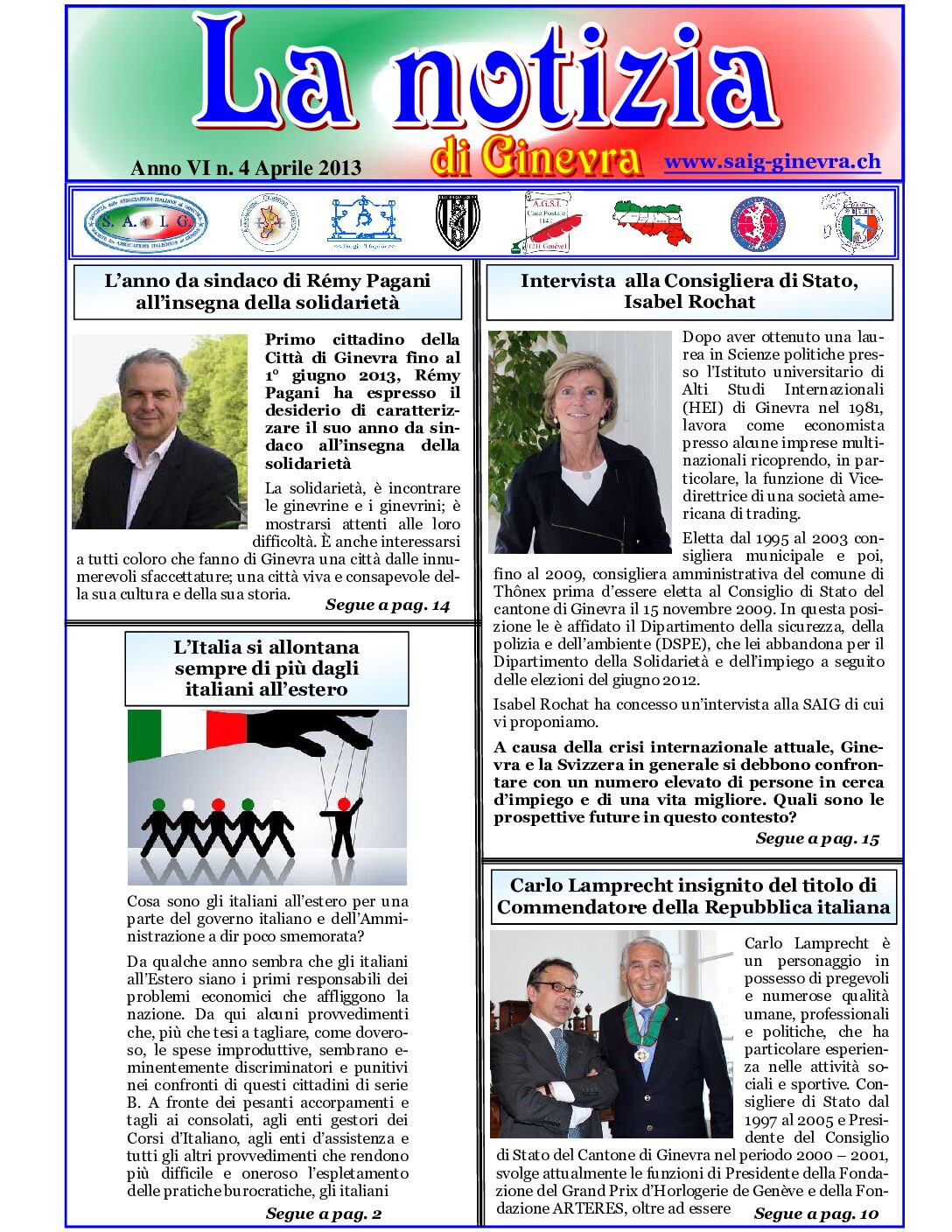 La Notizia Aprile 2013