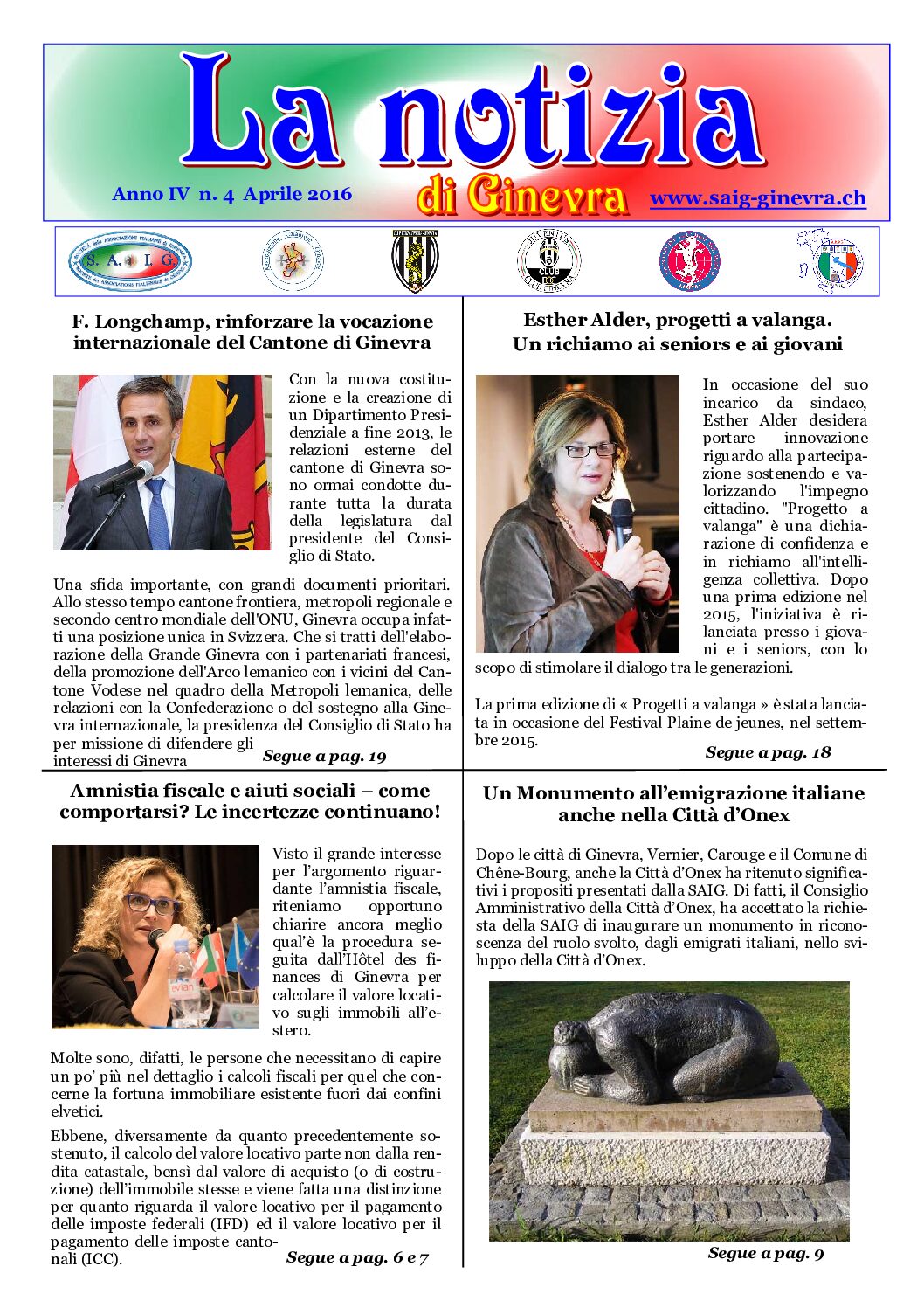 La Notizia Aprile 2016