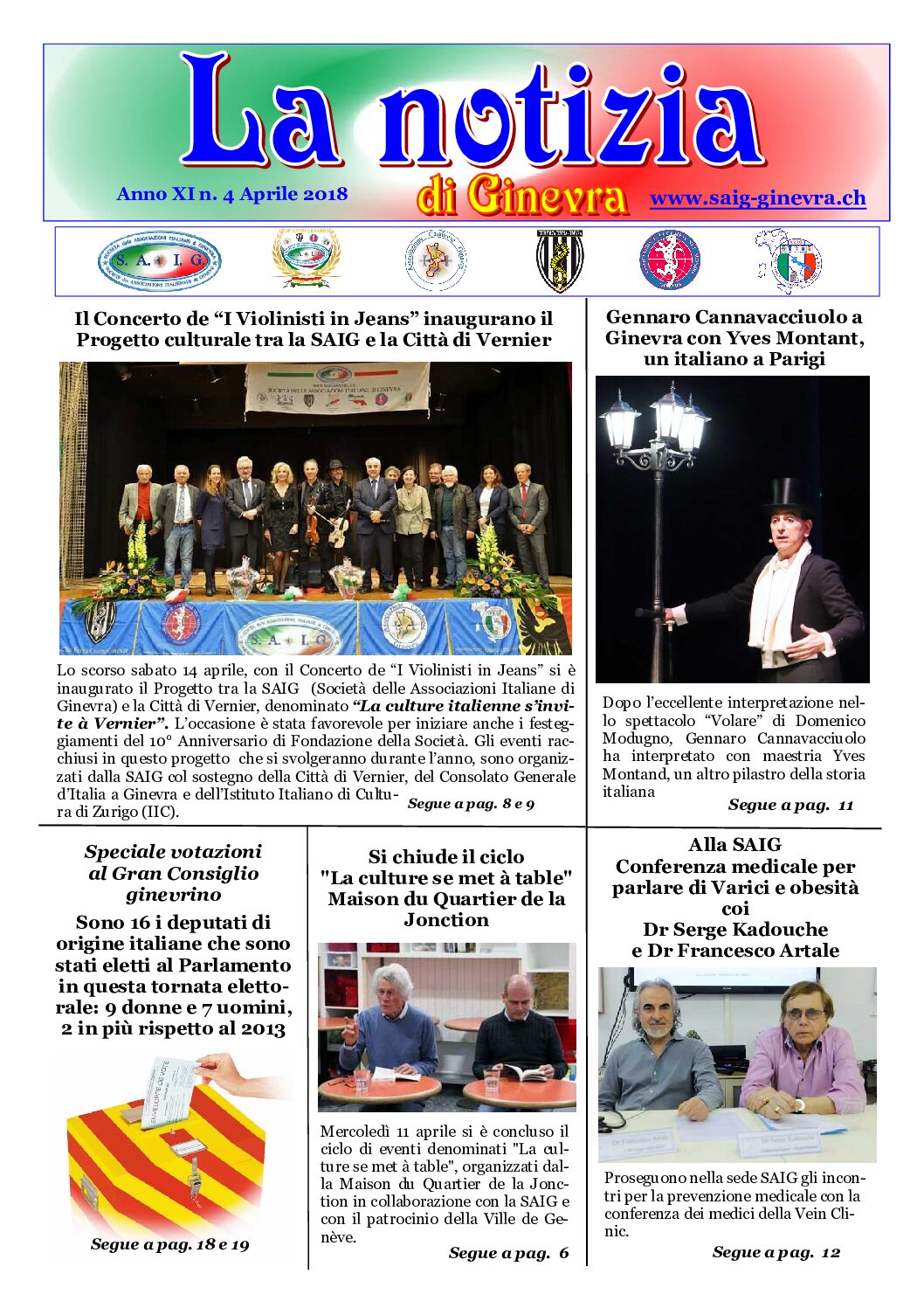 La Notizia Aprile 2018
