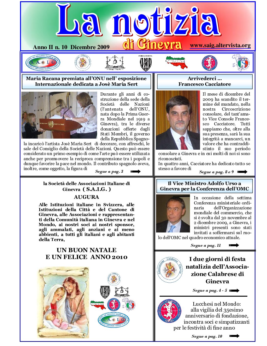 La Notizia Dicembre 2009