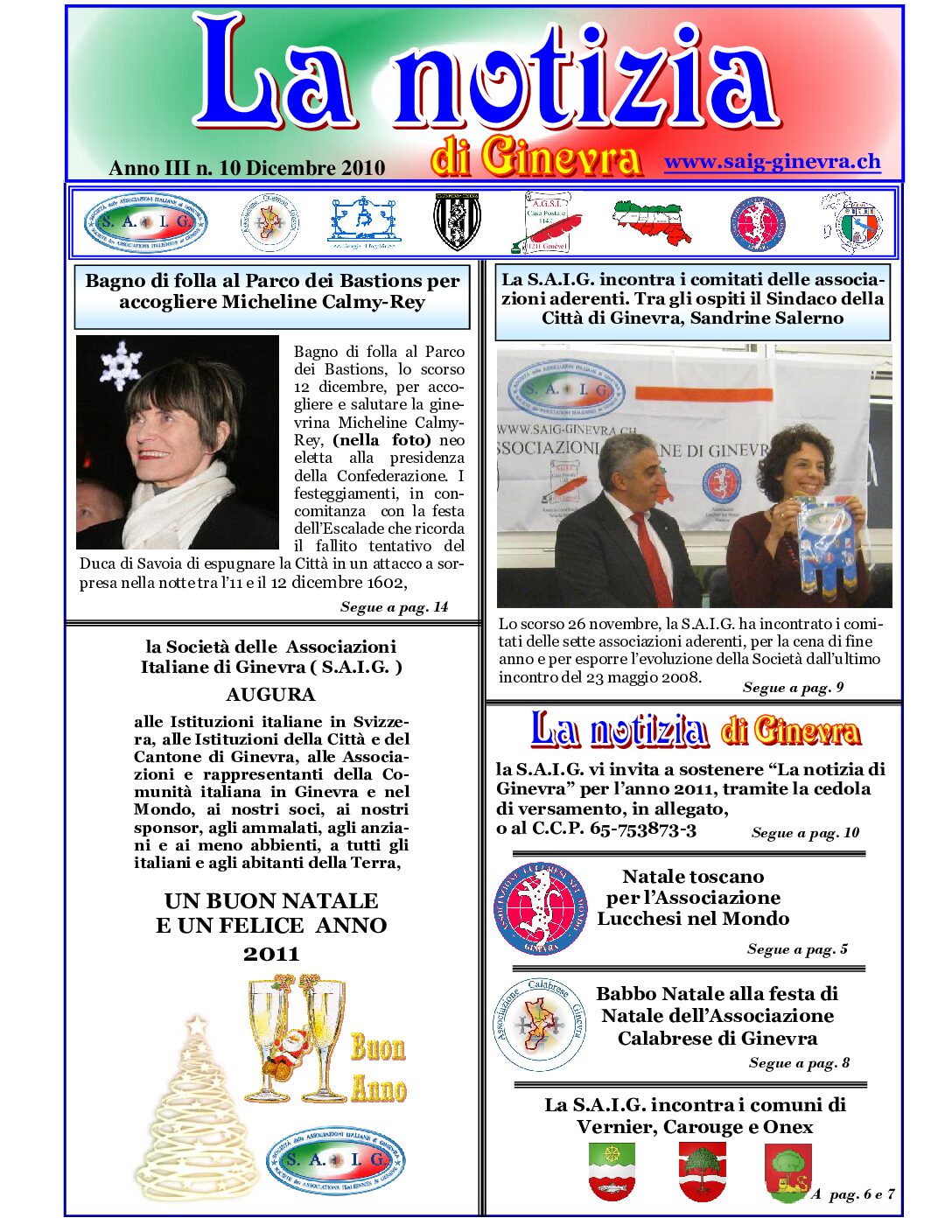 La Notizia Dicembre 2010