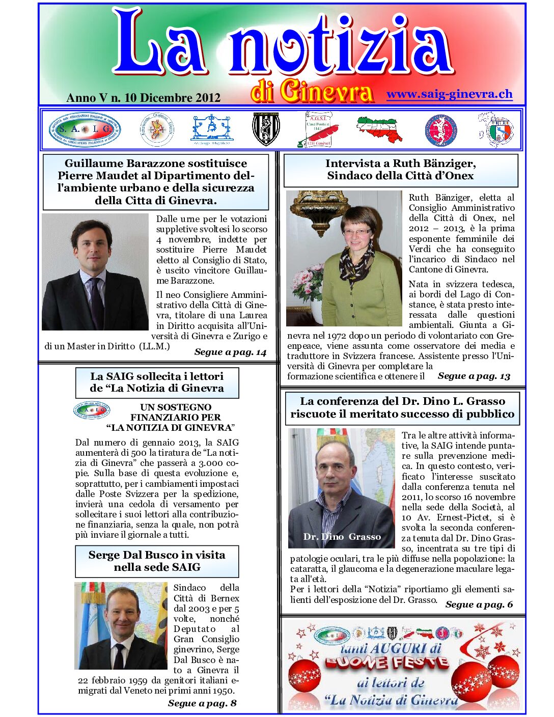 La Notizia Dicembre 2012