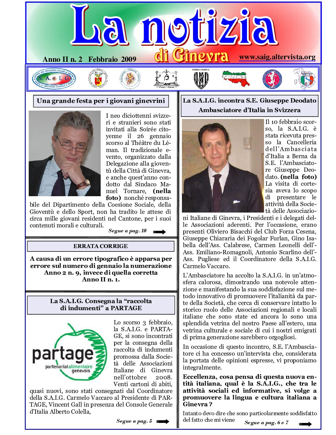 La Notizia Febbraio 2009
