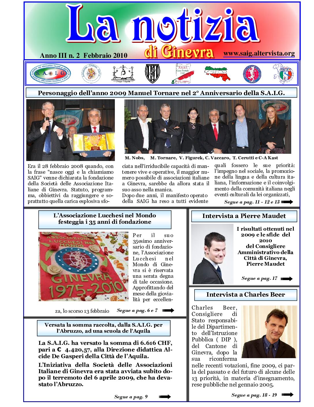 La Notizia Febbraio 2010