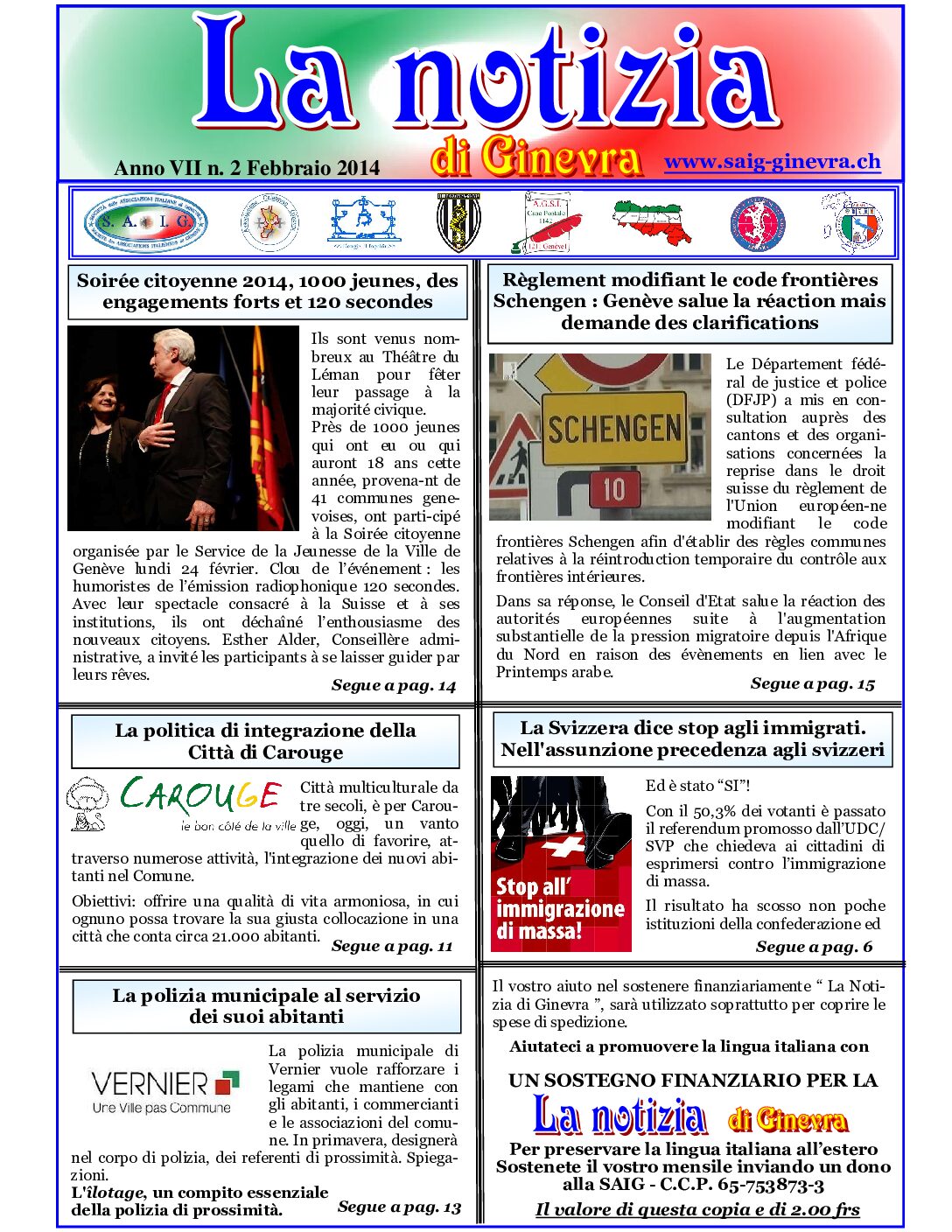 La Notizia Febbraio 2014
