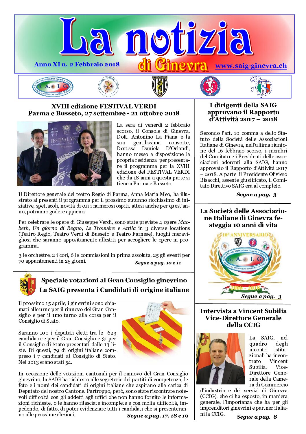 La Notizia Febbraio 2018