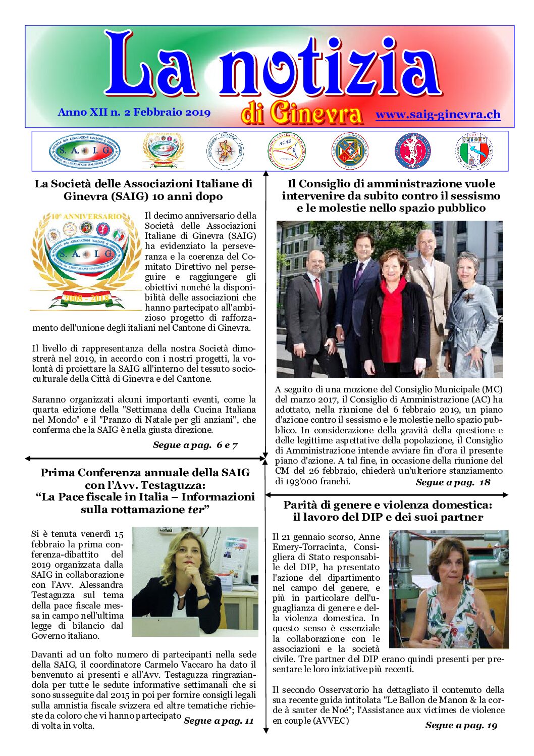 La Notizia Febbraio 2019