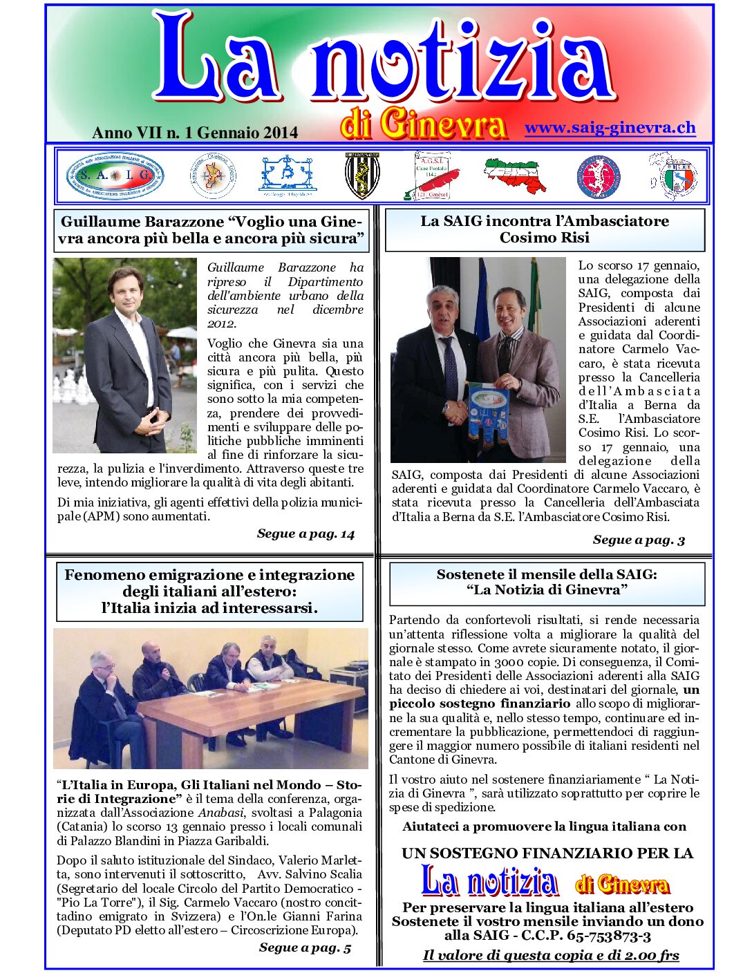 La Notizia Gennaio 2014