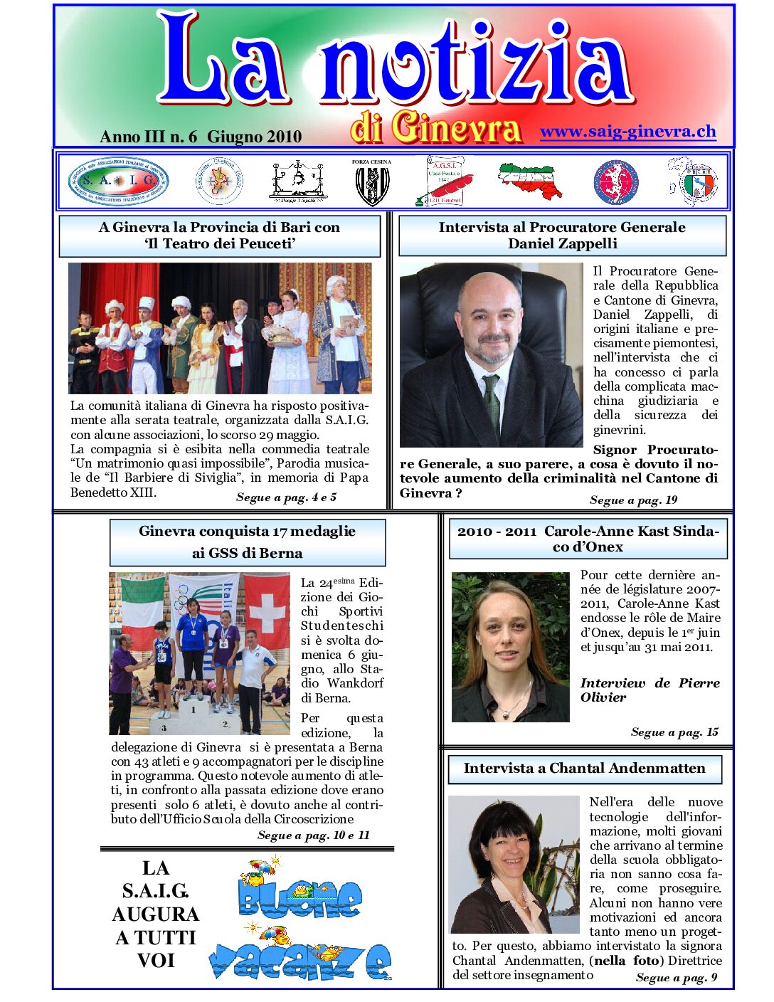 La Notizia Giugno 2010