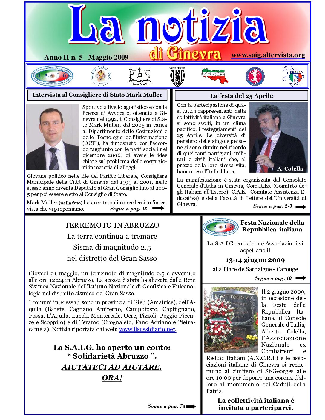La Notizia Maggio 2009