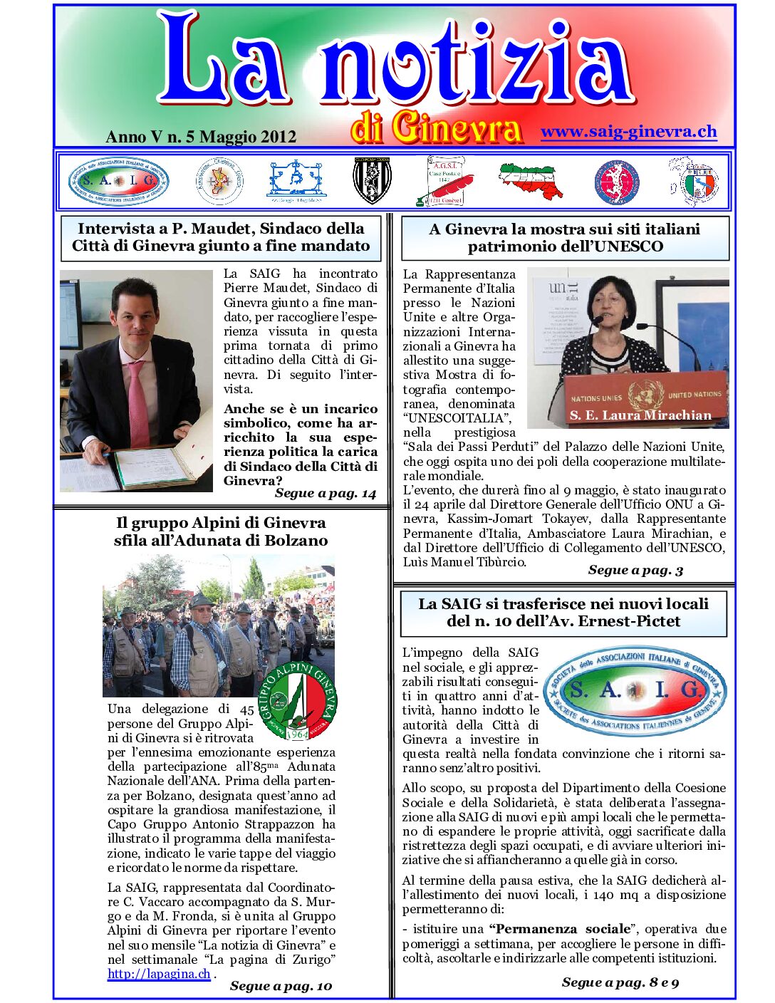 La Notizia Maggio 2012