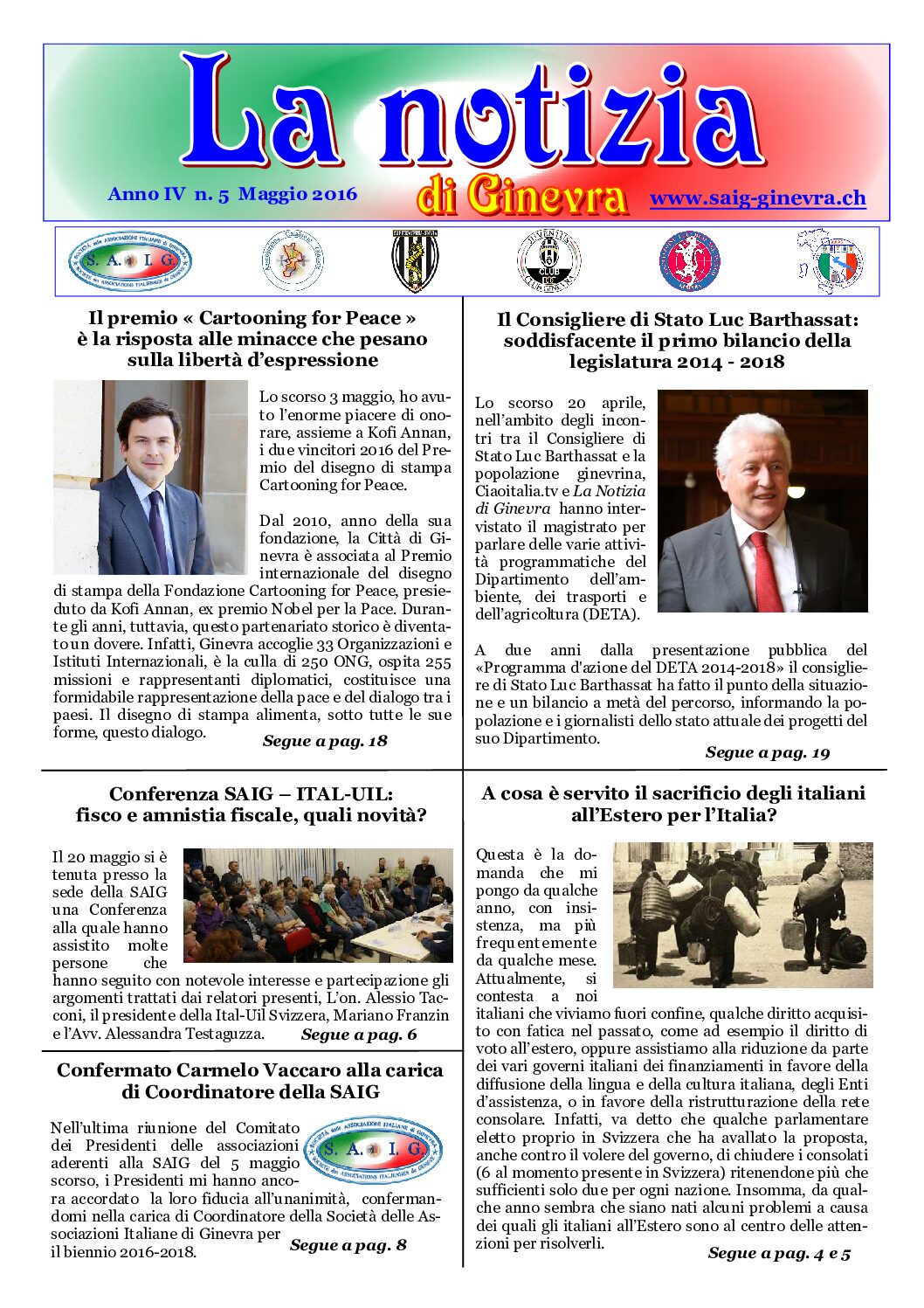 La Notizia Maggio 2016
