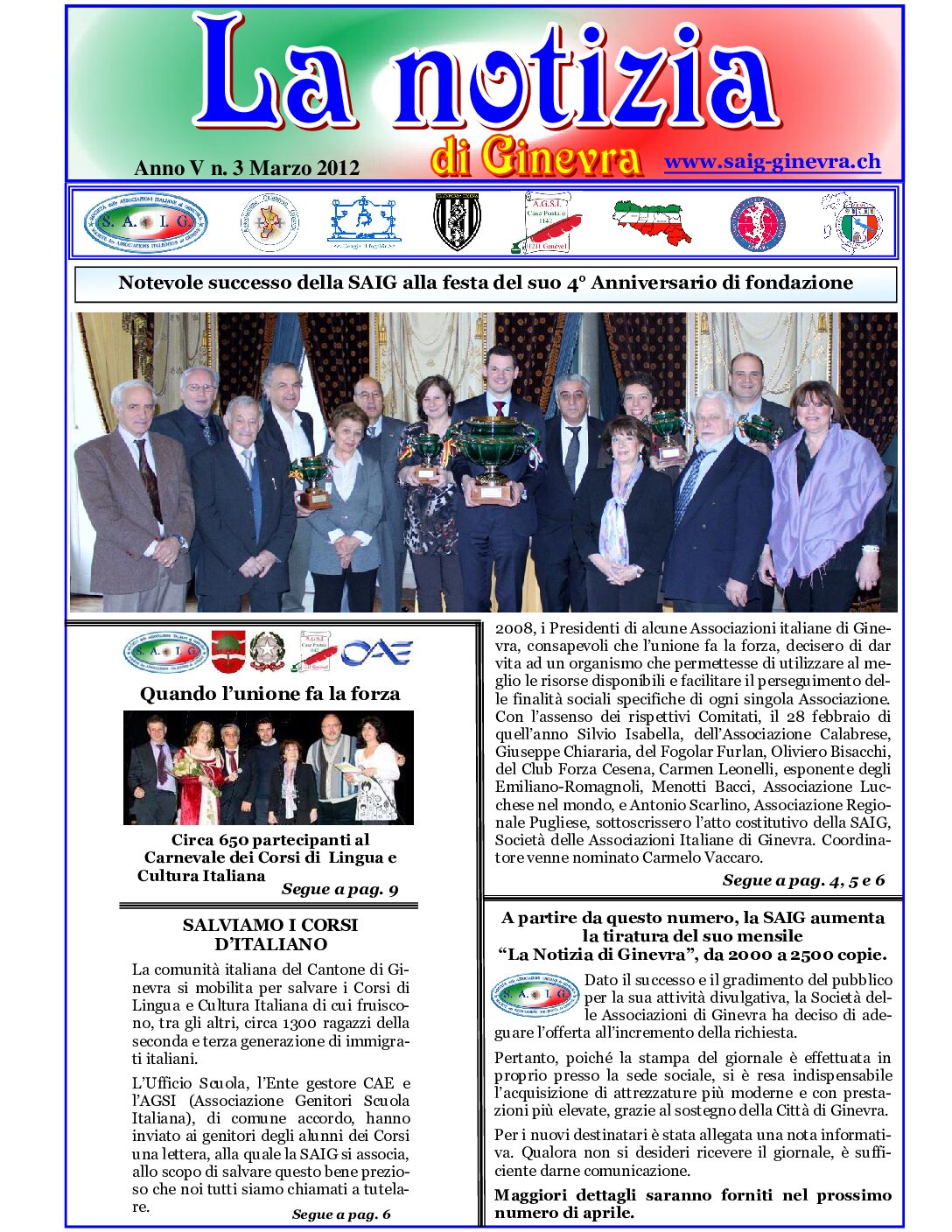 La Notizia Marzo 2012