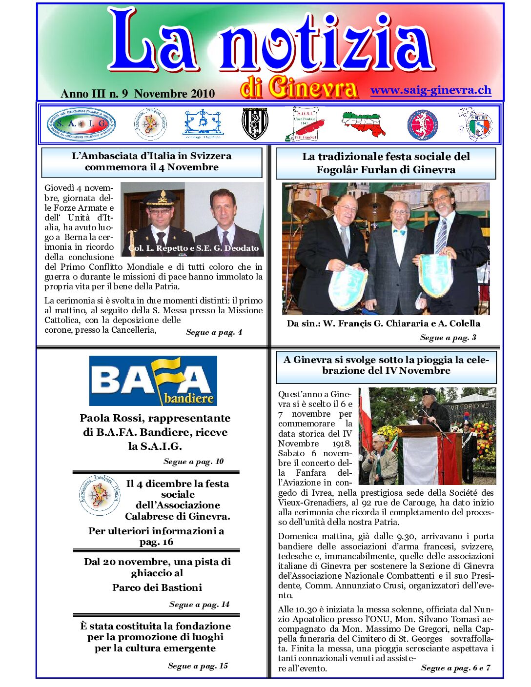 La Notizia Novembre 2010