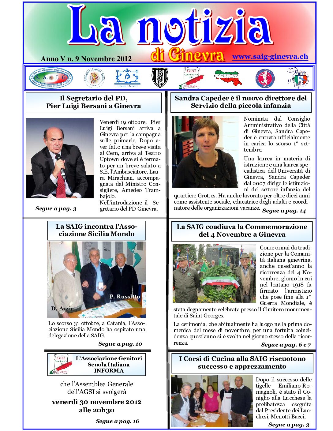 La Notizia Novembre 2012