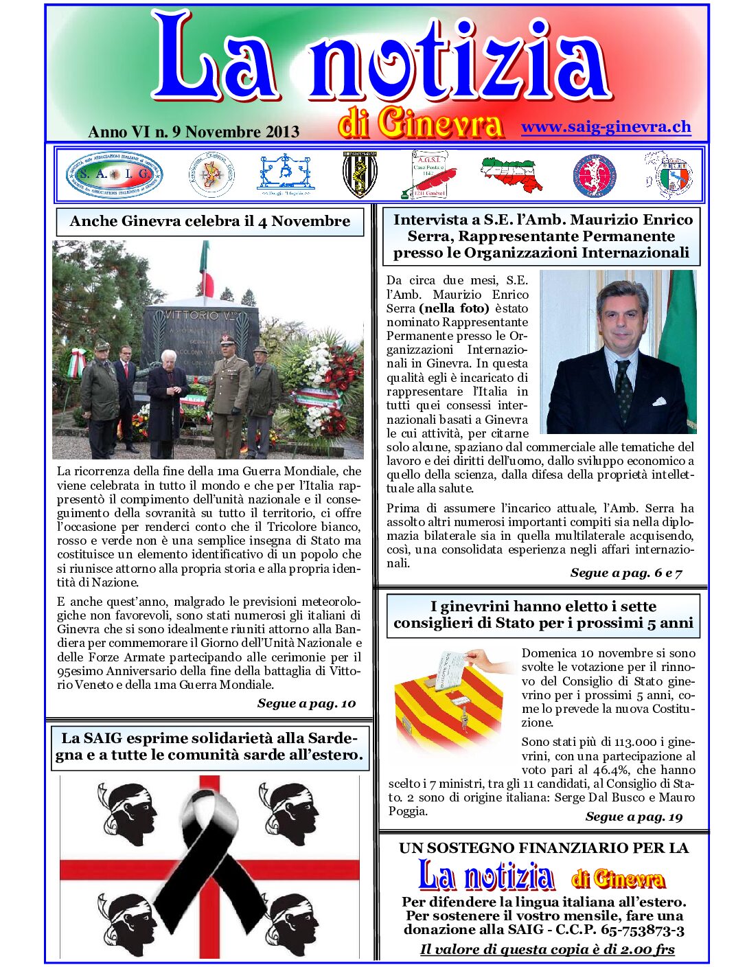 La Notizia Novembre 2013
