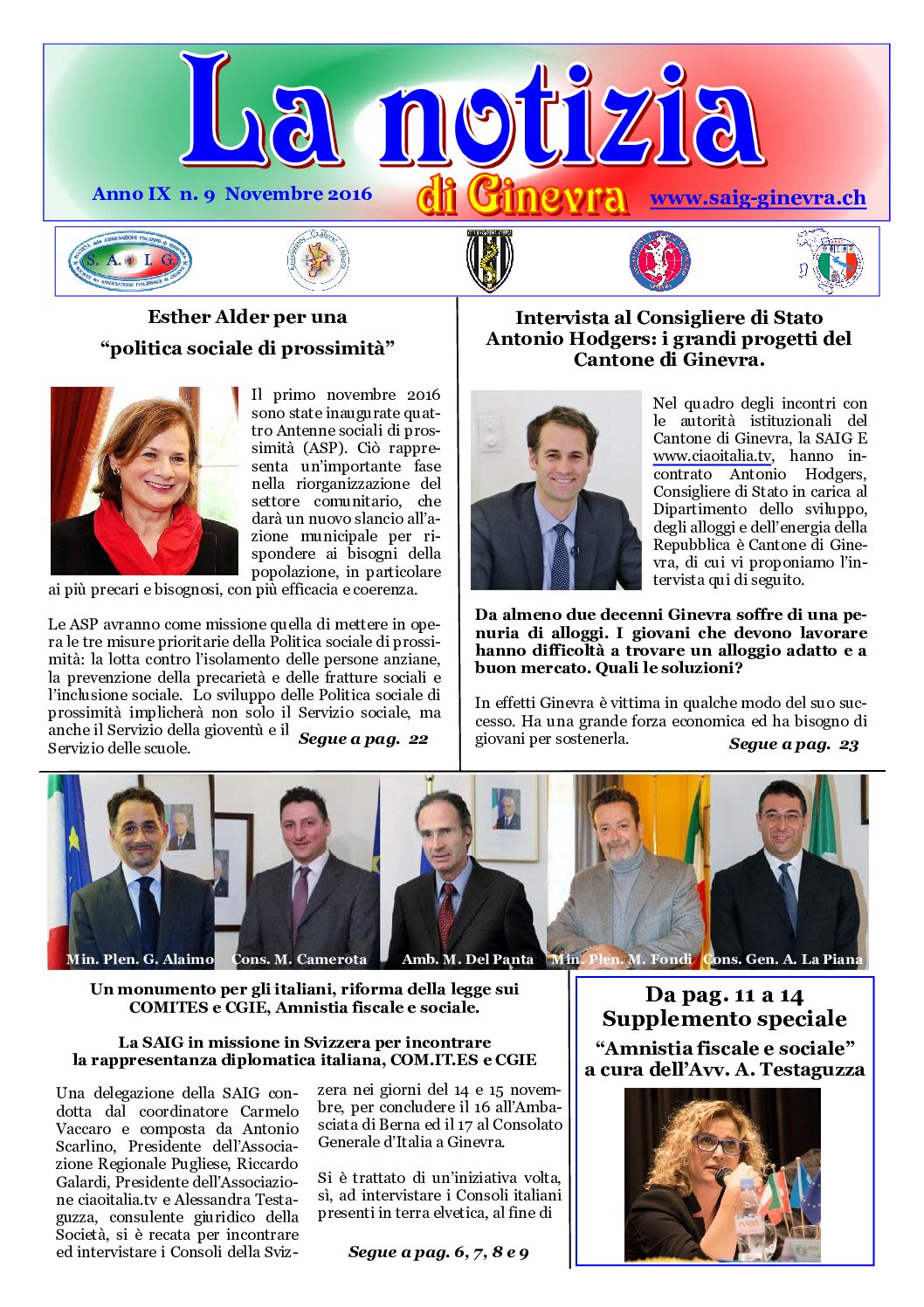La Notizia Novembre 2016