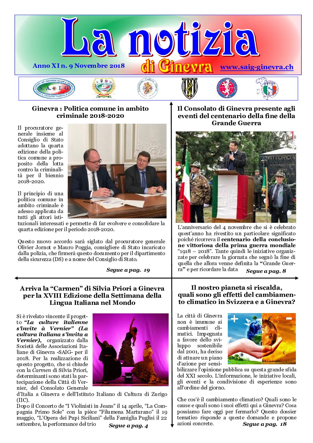 La Notizia Novembre 2018