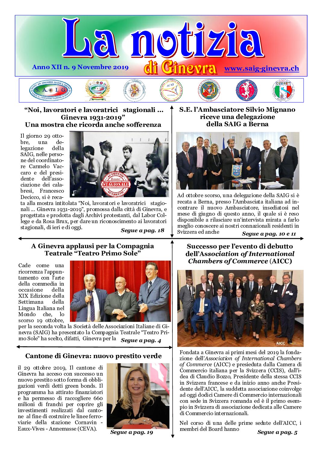 La Notizia Novembre 2019