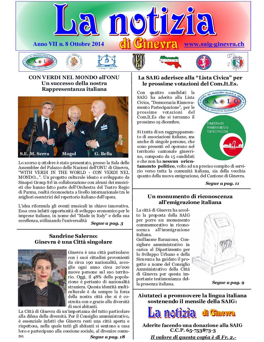La Notizia Ottobre 2014