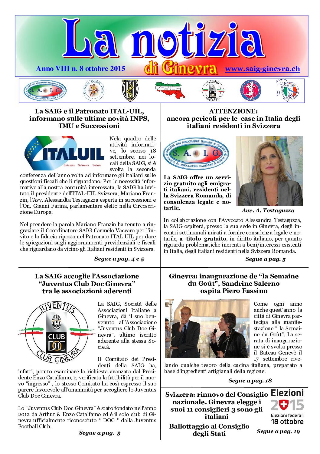 La Notizia Ottobre 2015