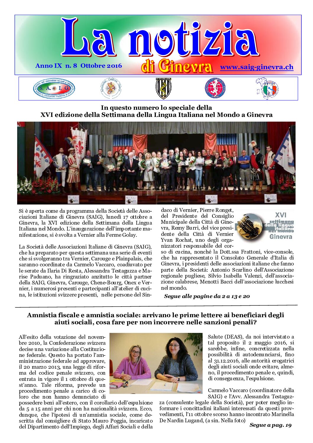 La Notizia Ottobre 2016