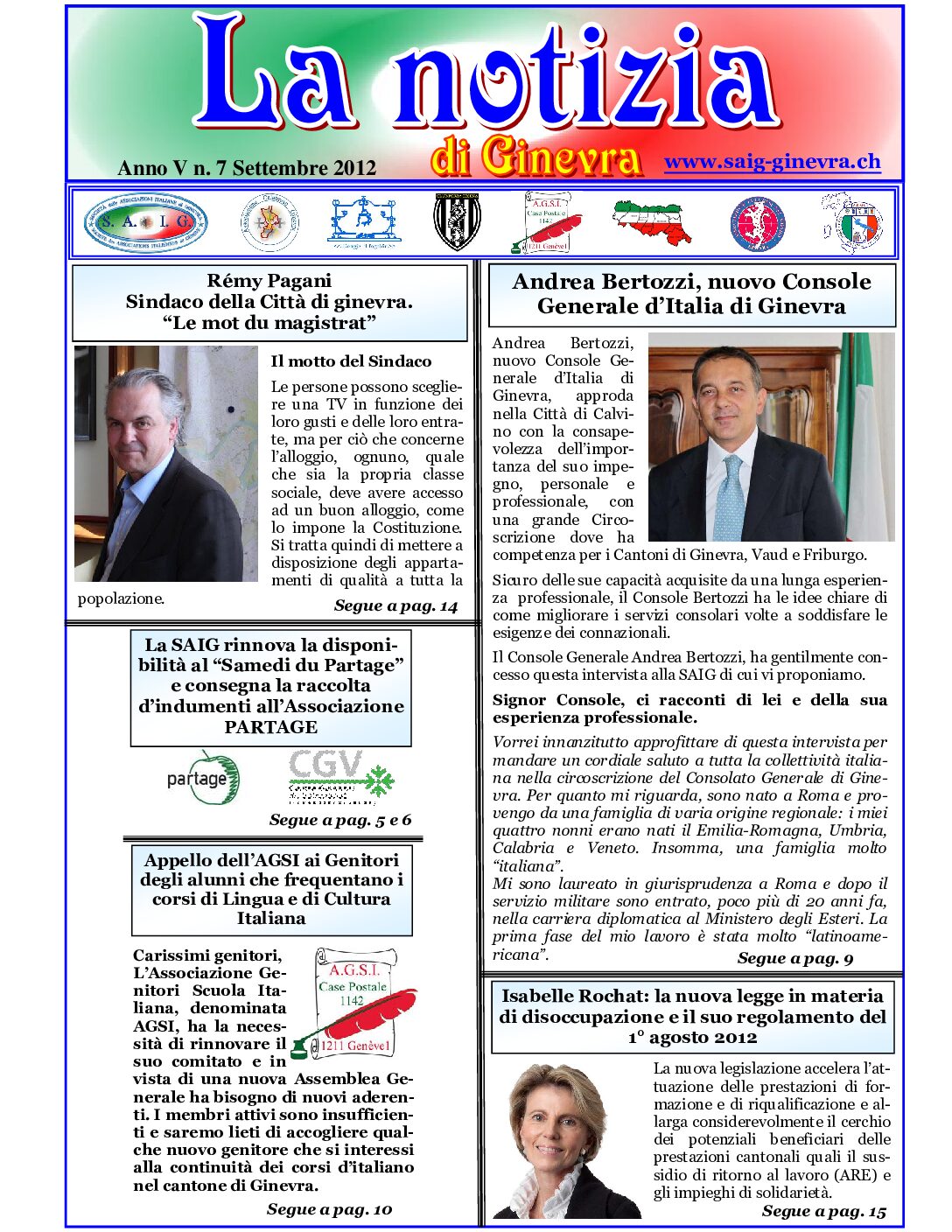 La Notizia Settembre 2012