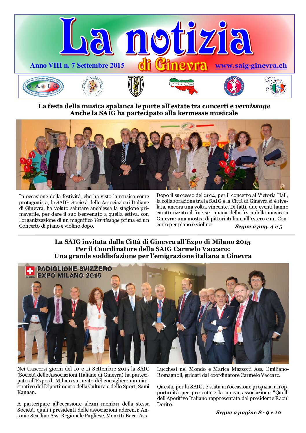 La Notizia Settembre 2015