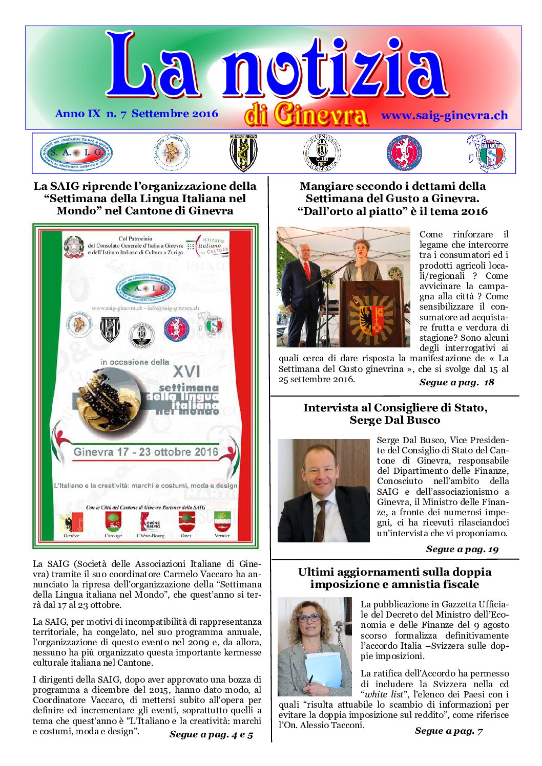 La Notizia Settembre 2016
