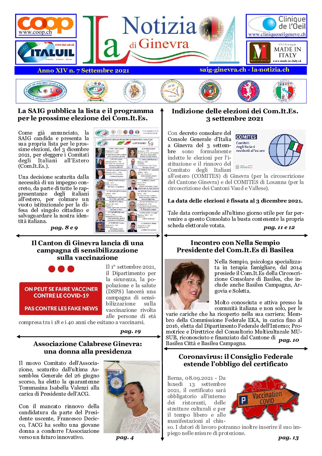 La Notizia Settembre 2021