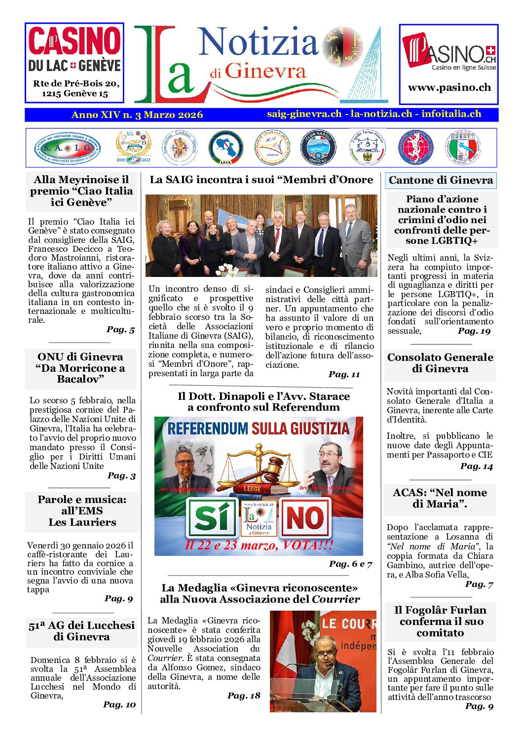 La Notizia Marzo 2026